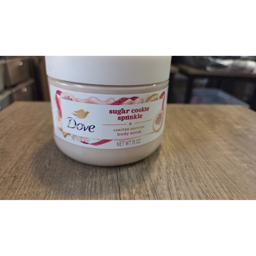 Dove Sugar Cookie Sprinkle‎ Limited Edition Holiday Treats Body Scrub 15 oz
